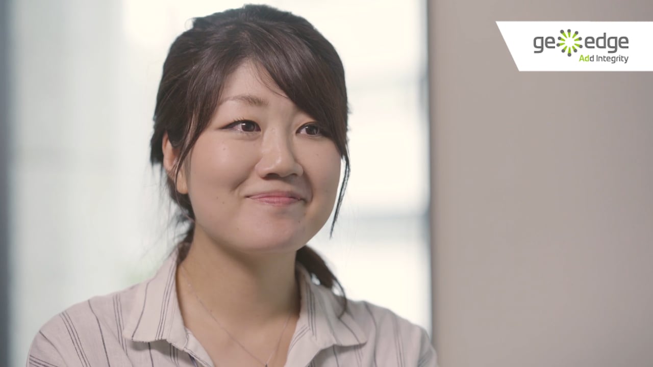 Ayako Ito of CompassTV during the customer story interview filmed in Tokyo